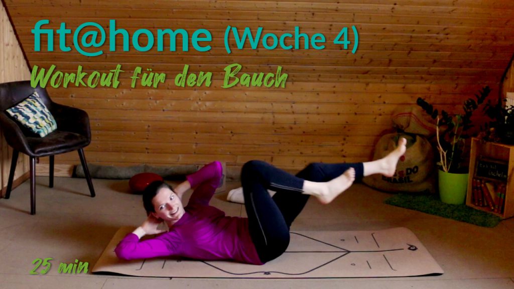 Woche 4: Workout für den Bauch ohne Geräte