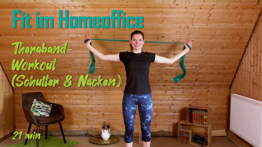 Theraband-Workout (Schulter & Nacken) | Fit im Homeoffice